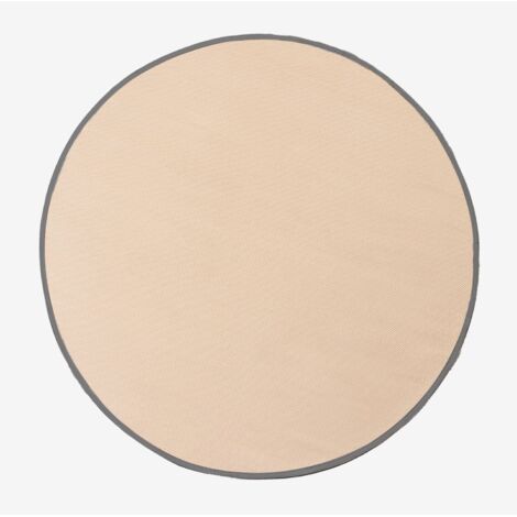Tapis extérieur rond (Ø170 cm) Tanida SKLUM Brun Blé Ø170 cm