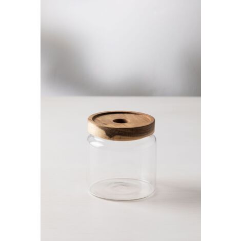 GULDFISK Bocaux à épices, Verre Transparent/acier Inoxydable, 6 Cl