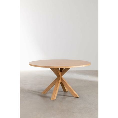Table à manger ronde en MDF (Ø140 cm) Pleven SKLUM