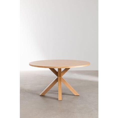 Table à manger ronde en MDF (Ø140 cm) Pleven SKLUM