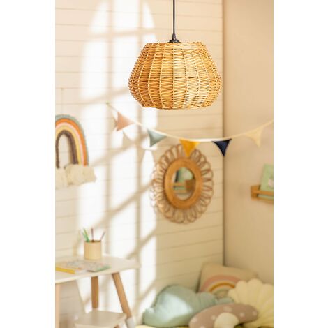 Sklum Lampe Yuba Osier Marron Natural
