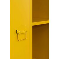 SKLUM Armoire à Casiers 2 Portes Métalliques Pohpli Jaune Curry