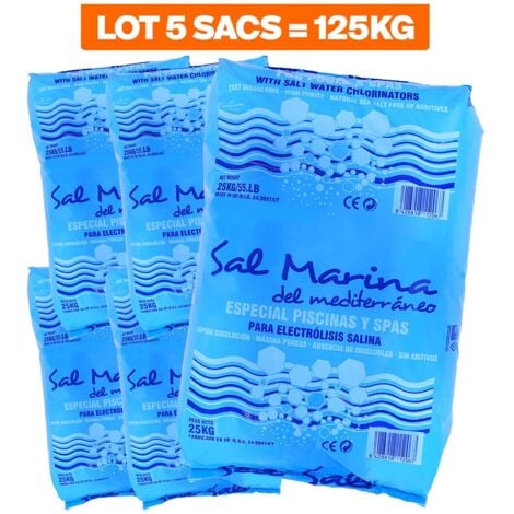 Sel pour traitement de l'eau de piscine sac de 25kg