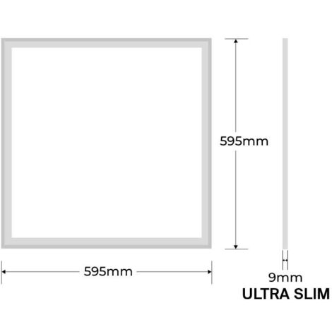 Dalle LED PREMIUM Ultra Slim 600x600 40W Blanc Neutre 4000k