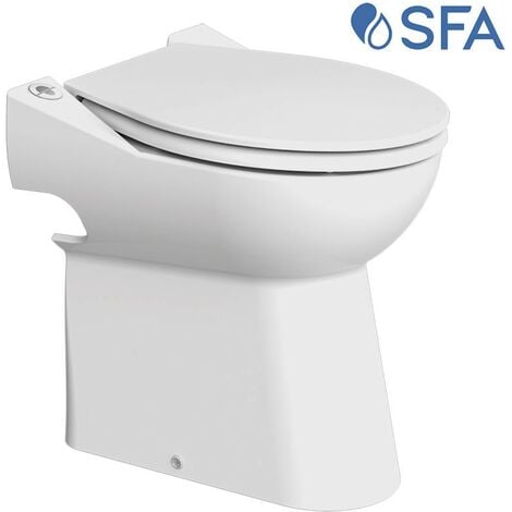 WC broyeur avec abattant sortie horizontale et verticale Sanicompact Leader  SFA
