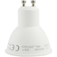 10 Ampoules GU10 7W eq. 50W Blanc Froid 6000K Haute Luminosité - Blanc Froid 6000K