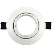 Support Spot LED Orientable Rond 90mm trou de perçage 65mm