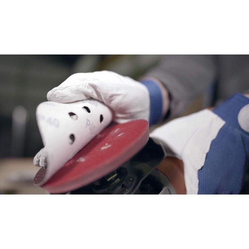 70Pcs Disque Poncage 125Mm, 8 Trous Grain P80, Idéal Pour