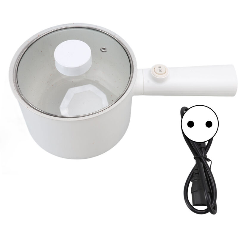 Marmite électrique multifonction de grande capacité de 1,8 L pour la friture, la cuisson à la vapeur et l'ébullition 2