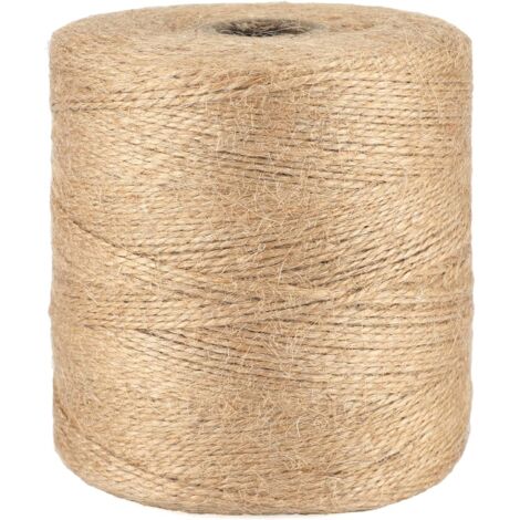 Corde En Jute Naturel 5mm X 10m - Ficelle De Jardinage, Bricolage, Décoration - Découpable, Résistante, écologique