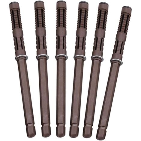 [6 pièces] Support d'étagère flottant dissimulé 12x120mm Supports d'étagère muraux et supports Support invisible robuste Supports d'étagère cachés pour étagères murales personnalisées planches flottan