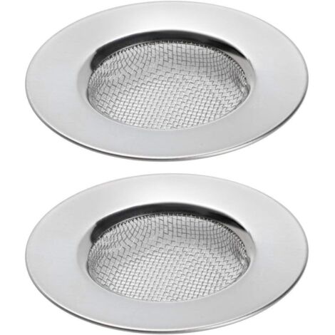 Lot De 6 Filtres D'évier En Acier Inoxydable - 3 Modèles Différents Pour Cuisine Et Salle De Bain - Anti-cheveux, Résidus