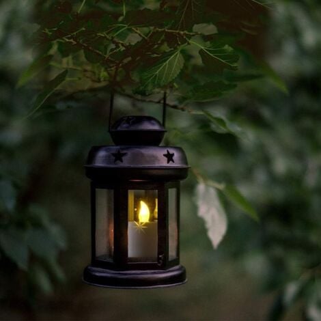 6 bougies solaires scintillantes alimentées par l'énergie solaire sans flamme LED bougie thé parfait pour Noël, décoration de la Saint-Valentin, pièce maîtresse de fête, anniversaire, mariag-