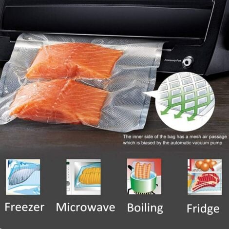 Sac sous Vide Alimentaire 2 Rouleaux 20500cm pour Tous les Appareils de Mise sous Vide -