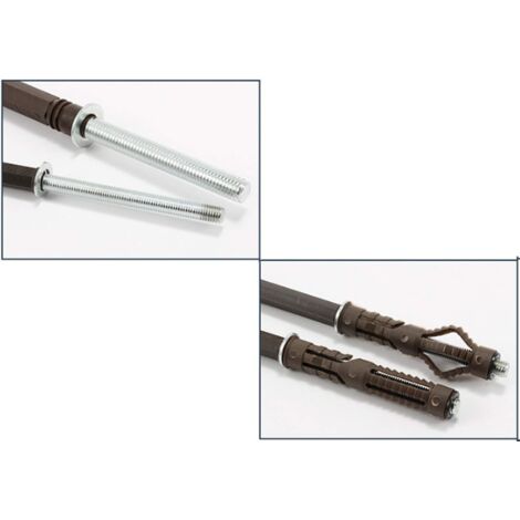 [6 pièces] Support d'étagère flottant dissimulé 10x100mm Supports d'étagère muraux et supports Support invisible robuste Supports d'étagère cachés pour planches flottantes d'étagères murales personnal