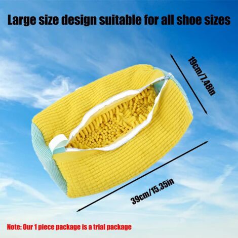 Sacs Lavage Chaussures Machine - 2 Filets Réutilisables Gris - Protection Anti-déchirure