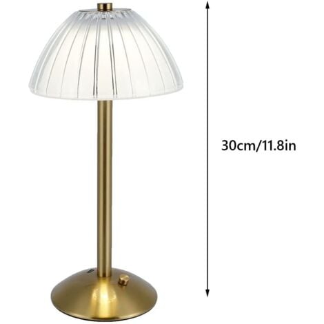 Lampe de table sans fil LED, Lampe de table avec batterie, Lampe de table LED à intensité variable - Lampe de chevet pour salon, chambre à coucher, 3 couleurs de lumièr-TREETALK