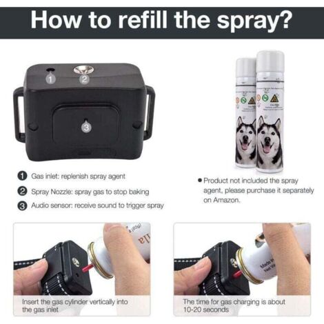 Collier Anti-Aboiement Pour Chien à Spray Citronnelle - Automatique & Télécommandé (Portée 150m) | Réglable, Rechargeable Et Étanche