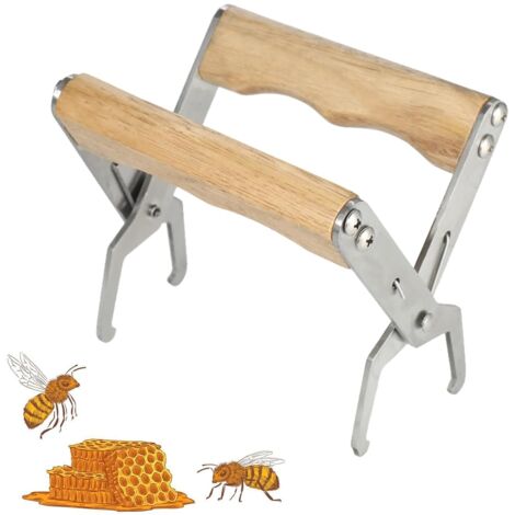 Kit d'outils de démarrage pour apiculture 15 pièces Kit de ruche Outils de ruche Accessoires d'apiculture avec enfumoir de ruche, brosse à abeilles, grattoir à désoperculer, gants d'apiculture, outil 