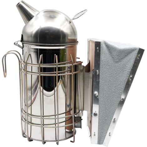 Kit d'outils de démarrage pour apiculture 15 pièces Kit de ruche Outils de ruche Accessoires d'apiculture avec enfumoir de ruche, brosse à abeilles, grattoir à désoperculer, gants d'apiculture, outil 