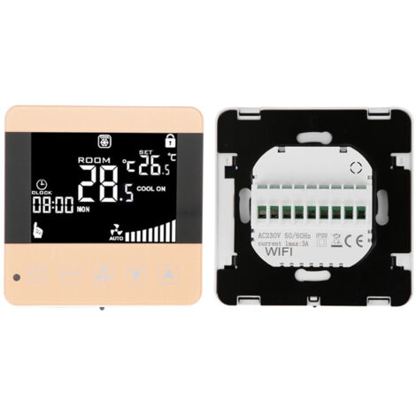 Thermostat WiFi 20A Avec Sonde 2 M – Contrôle Intelligent Température Via App & Alexa/Google