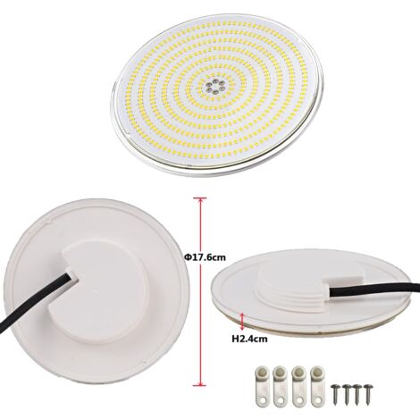 Projecteur Piscine LED LyLmLe 35W PAR56 - Équivalent 300W Halogène, IP68