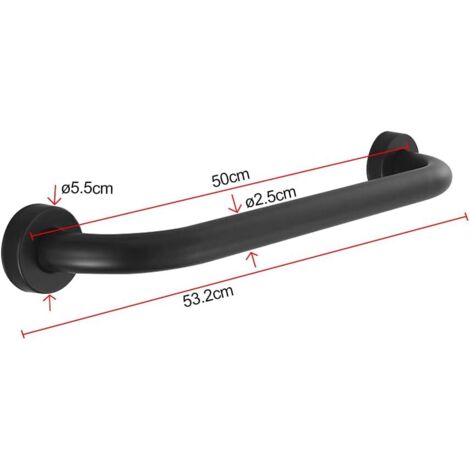 Appui En Acier Avec Poignée En Aluminium Multifonction (50 Cm