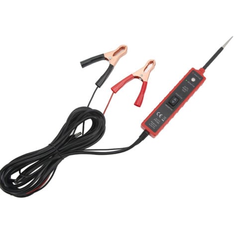 FOREHILL Testeur de circuit automobile avec lumière LED 6-24 V Sonde de test automobile multifonction pour bateaux et remorques