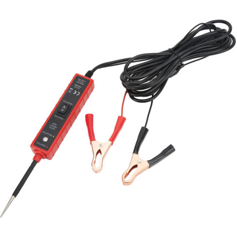 FOREHILL Testeur de circuit automobile avec lumière LED 6-24 V Sonde de test automobile multifonction pour bateaux et remorques
