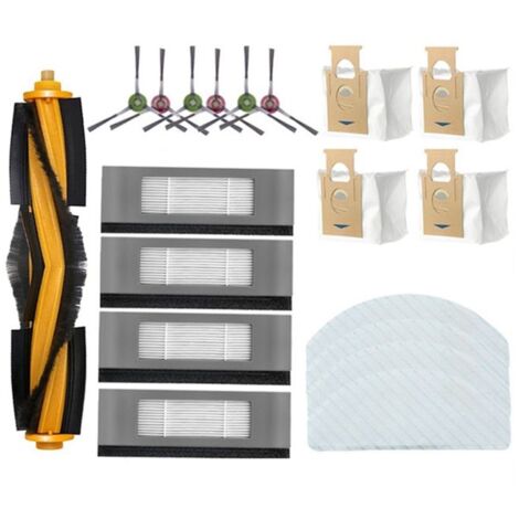 Lot De 4 Sacs à Poussière Compatibles Deebot T8, T8 AIVI, T8 Max, N8 Pro, N10 Plus – Taille : 160 X 145 Mm – Couleur Violet – Pour Un Entretien Facile Et Efficace