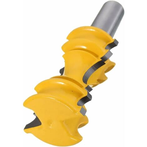 1 PC Fraises à Rayon Concave Ligne De Colonne Convexe Fraise De Moulage De Routeur Pour Le Travail Du Bois MC03006,tige De 6 Mm