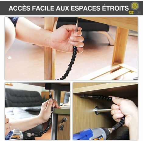 Arbre Flexible Universel Pour Perceuse – Adaptateur Long 104 Cm Pour Outils Rotatifs Multifonctions