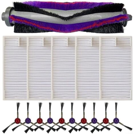 Kit Accessoires De Rechange Pour Aspirateur Midea M6 VCR21LDSW - Brosse, Filtre, Chiffon - Nettoyage Complet - 9