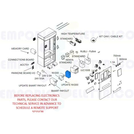 came ricambio hopper monete monoconio psone 119rig428 rig428