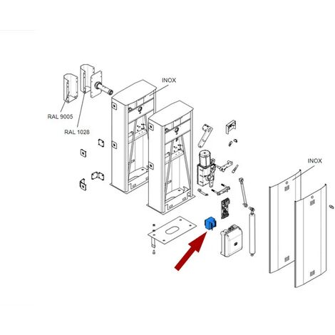 CAME 119RIR109 - TRANSFORMER FOR FRAME ZL19N - XB400 - View #2