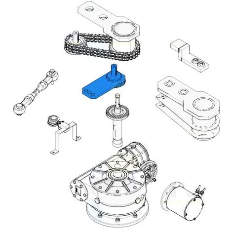 came ricambio braccio motoriduttore superfrog 119ria082