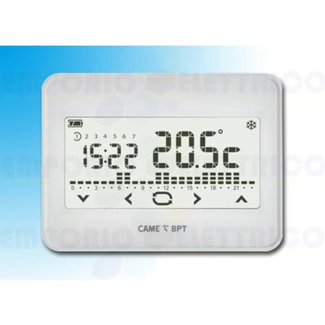 CAME-BPT TH/550 WH - Cronotermostato touch screen da parete bianco