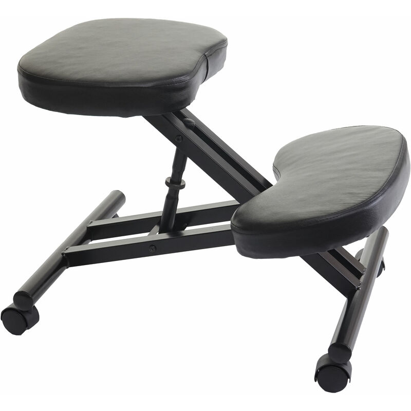Silla de rodillas ergonómica para oficina, silla de soporte de rodilla,  asiento moderno que mejora la postura con altura ajustable, acolchado en