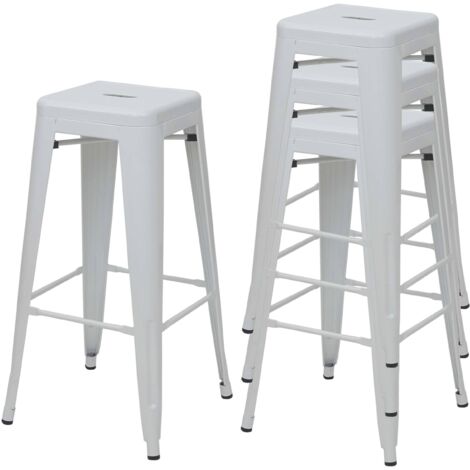 Yongchuang Taburetes de bar de metal de 30 pulgadas con respaldo, juego Yongchuang Taburetes de bar de metal de 30 pulgadas con respaldo, juego