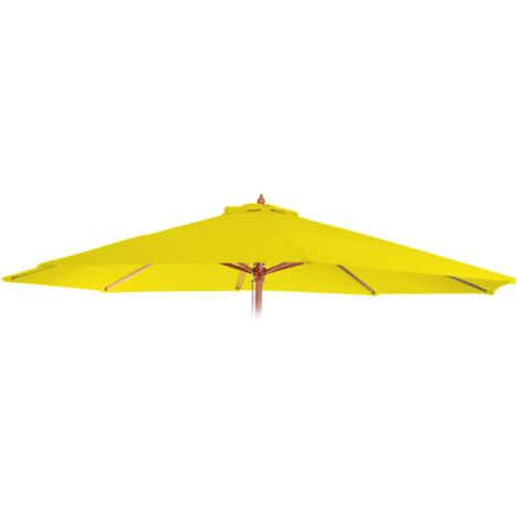 [NUNCA USADO] Funda de recambio para parasol Florida, funda de recambio para parasol, Ø 3,5m poliéster 8 varillas, amarillo