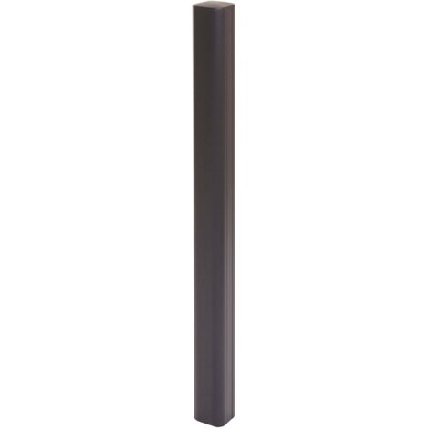 [NUNCA USADO] Poste de aluminio Sarthe Valla WPC, poste de columna, sistema enchufable, 98cm, antracita