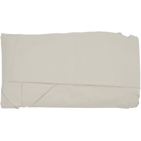 Funda para sombrilla T44, 8 varillas 3x3m poliéster, funda de recambio para sombrilla doble semáforo T44, crema con solapa