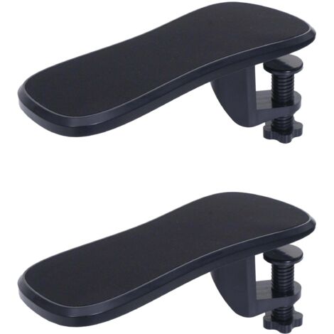 Juego de 2 reposabrazos HHG-673, para escritorio Reposamuñecas Reposamuñecas Estante ajustable ergonómicamente (1/5)