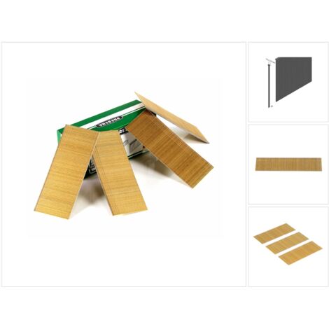 Lot De 8000 Clous à Tête Immergée Prebena "J-Box" - 4 Longueurs, En Valise - Idéal Menuiserie Et Assemblage