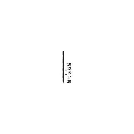 Prebena Pins AL30CLS acier bruni