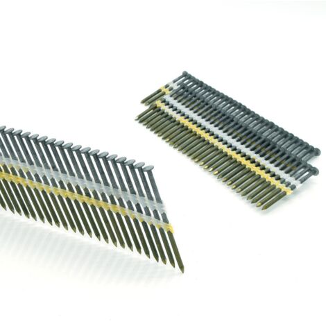 Lot De 7200 Clous à Bobine Montana 16° - 2,5x64 Mm - Tige Annulaire Vierge - Neuf Sous Emballage