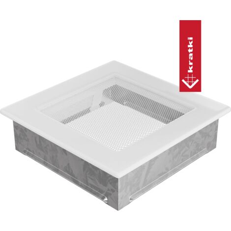 Grille de ventilation 17x30 noir avec une persienne