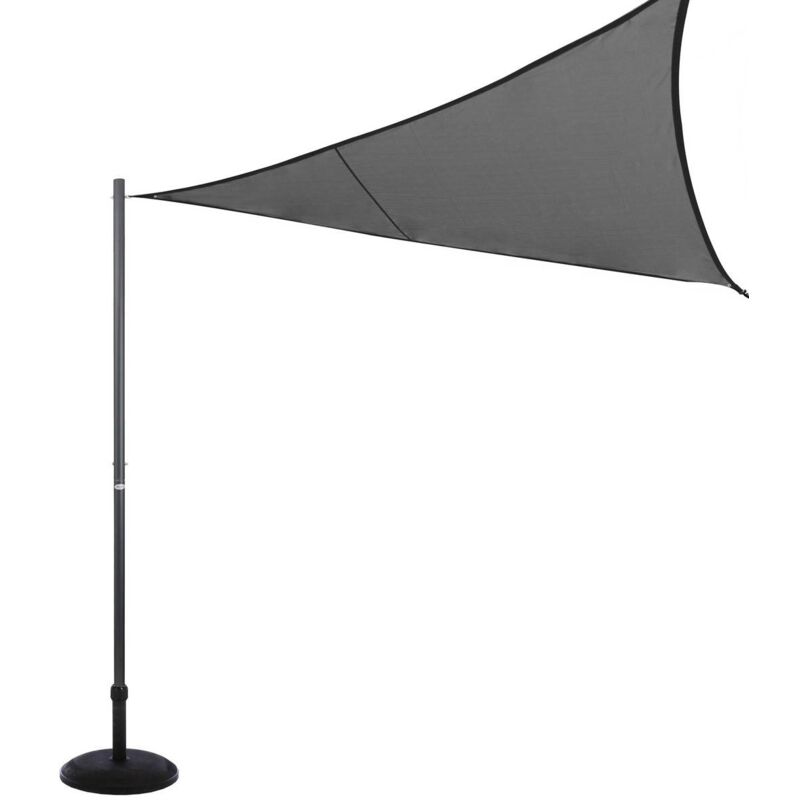 Befestigungsstange für Sonnensegel in Graphitgrau - 50 mm - Hespéride