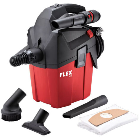 Flex – Aspirateur compact 481513 – 1200W – 6L – Dépression 23000Pa – Pour chantiers humides et espaces confinés (1/5)
