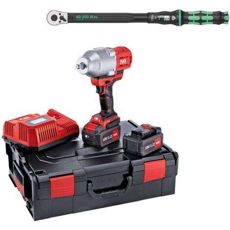 Visseuse à choc sans fil Flex IW 1/2" 950 18.0-EC 5.0/set, 2x 5,0 Ah et chargeur en L-BOXX 136 (1/2)
